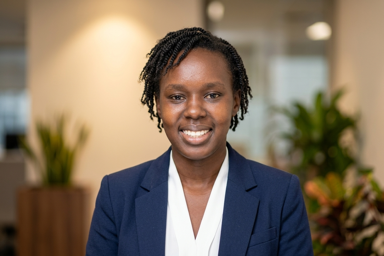 Portrait of Cheryl Njoroge, Credit Manager at Prime Edge Growth